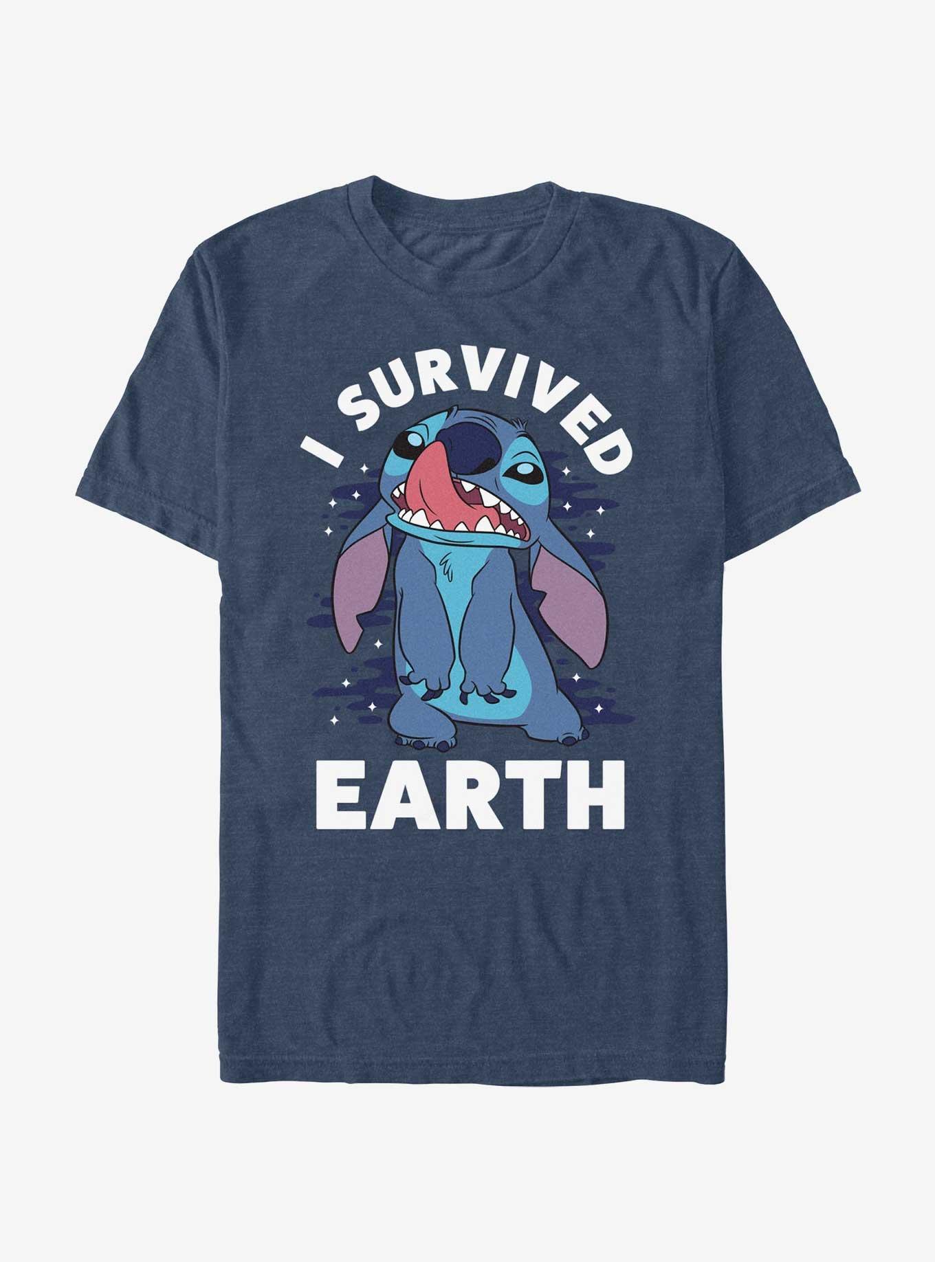 Disney Lilo & Stitch I Survived Earth T-Shirt