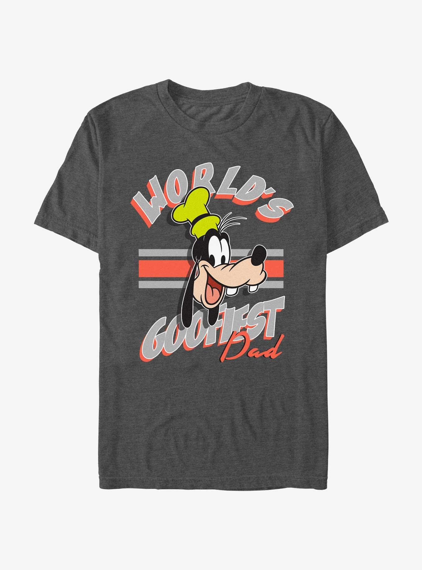 Disney Goofy World s Goofiest Dad T Shirt GREY Hot Topic