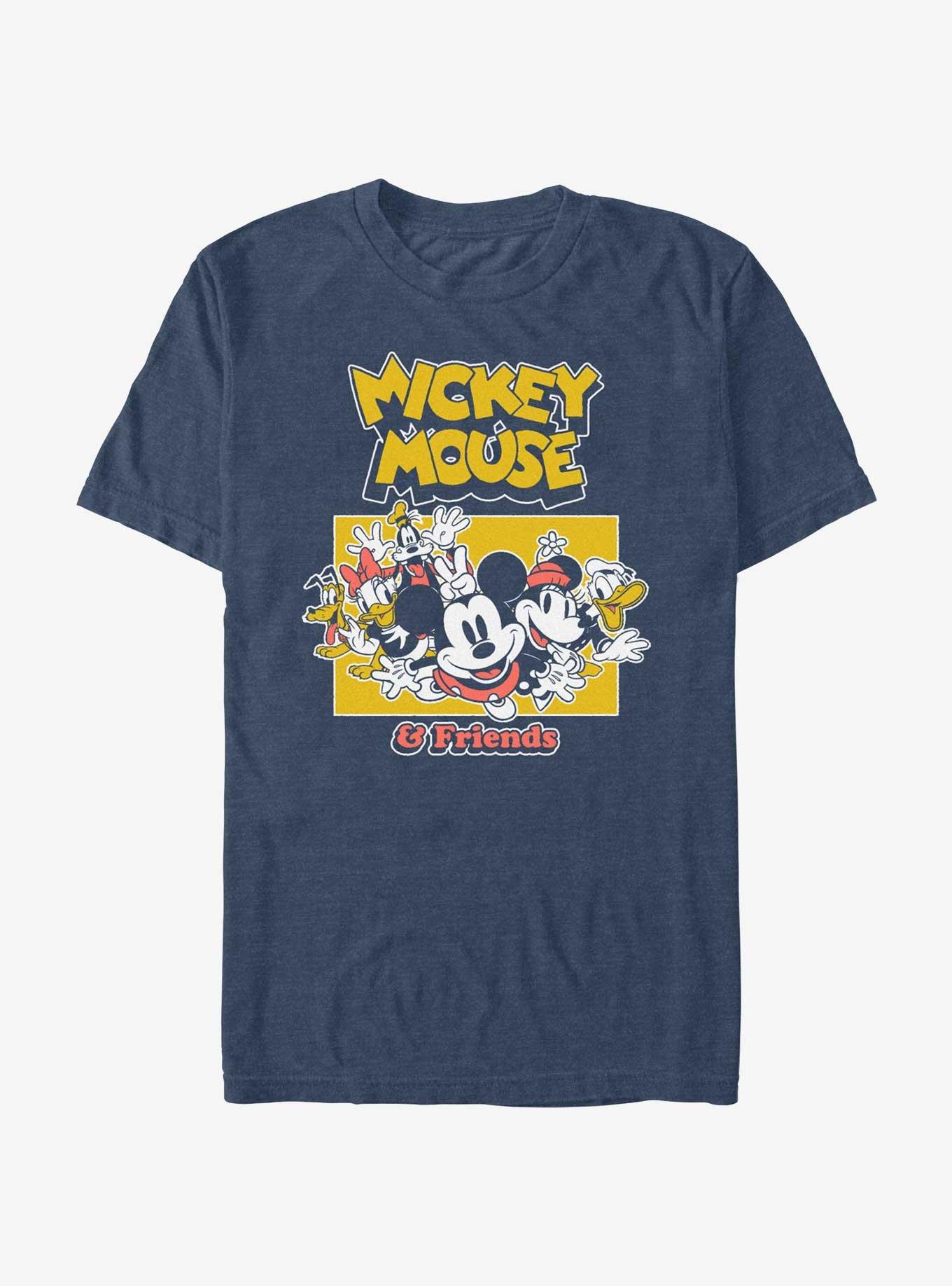 Disney Mickey Mouse & Friends Master Mickey T-Shirt, NAVY HTR, hi-res