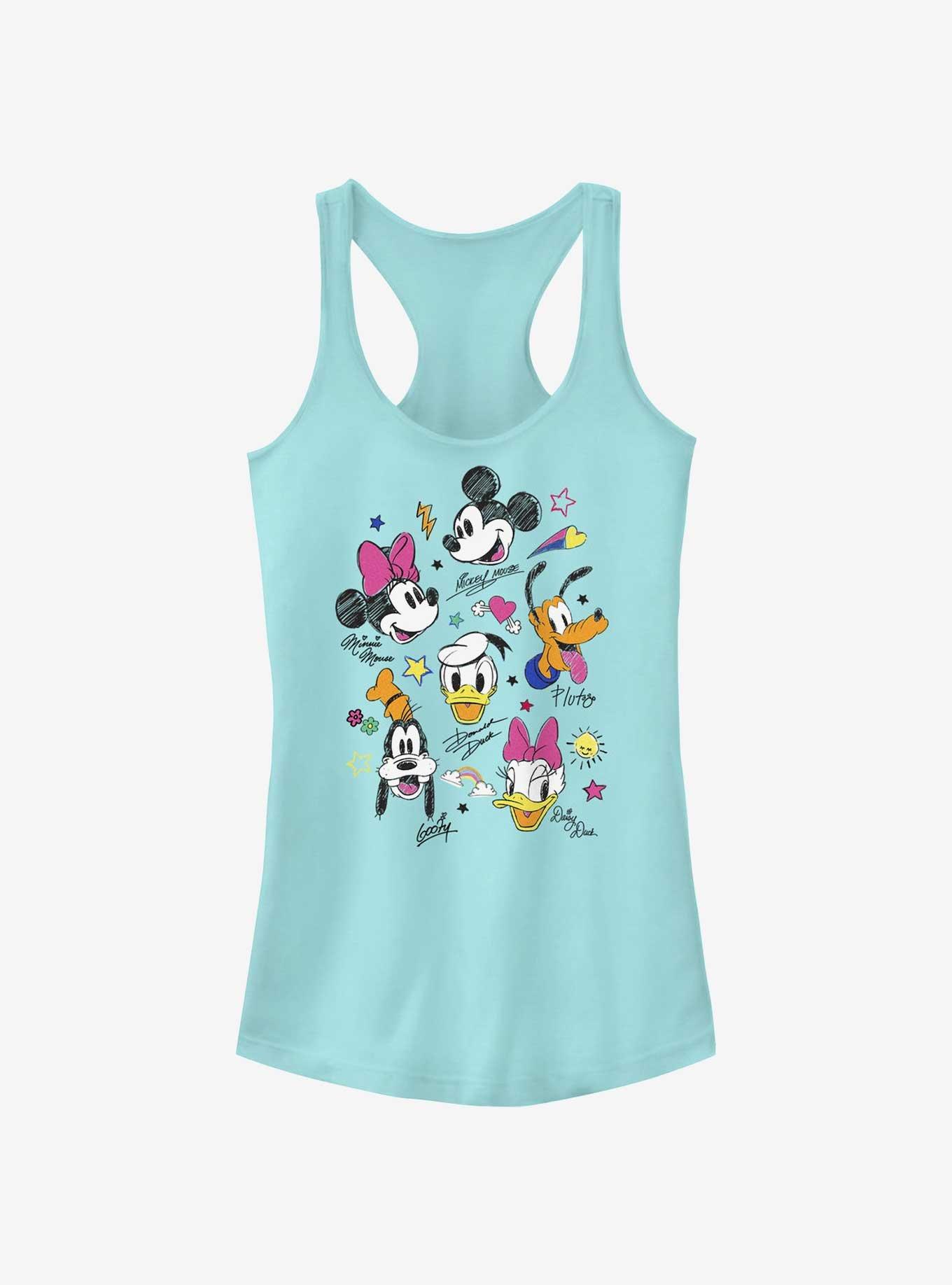 Disney Mickey Mouse Doodle Crew Girls Tank Top, CANCUN, hi-res