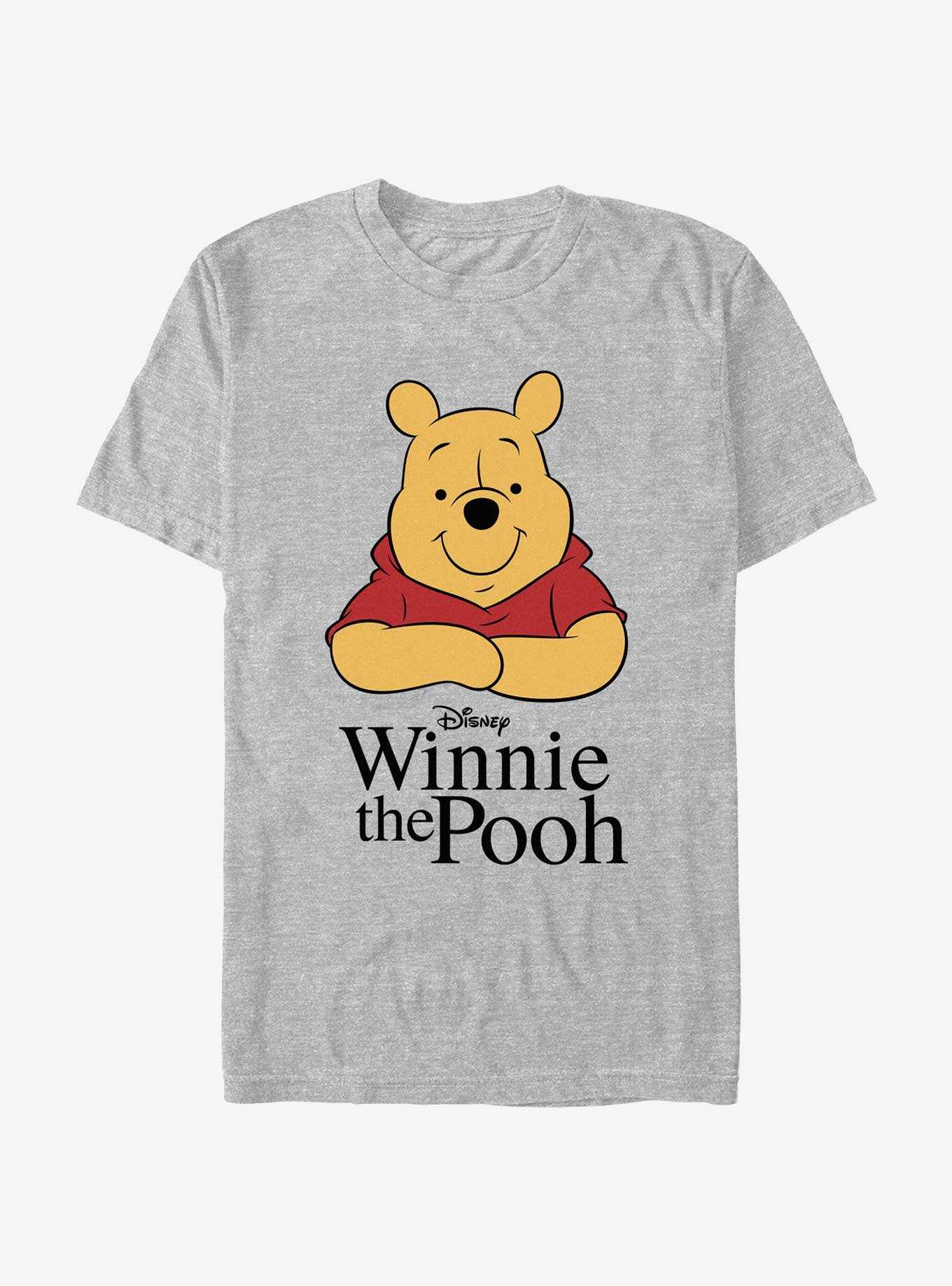 Disney Winnie The Pooh Bear Smile Logo T-Shirt, , hi-res