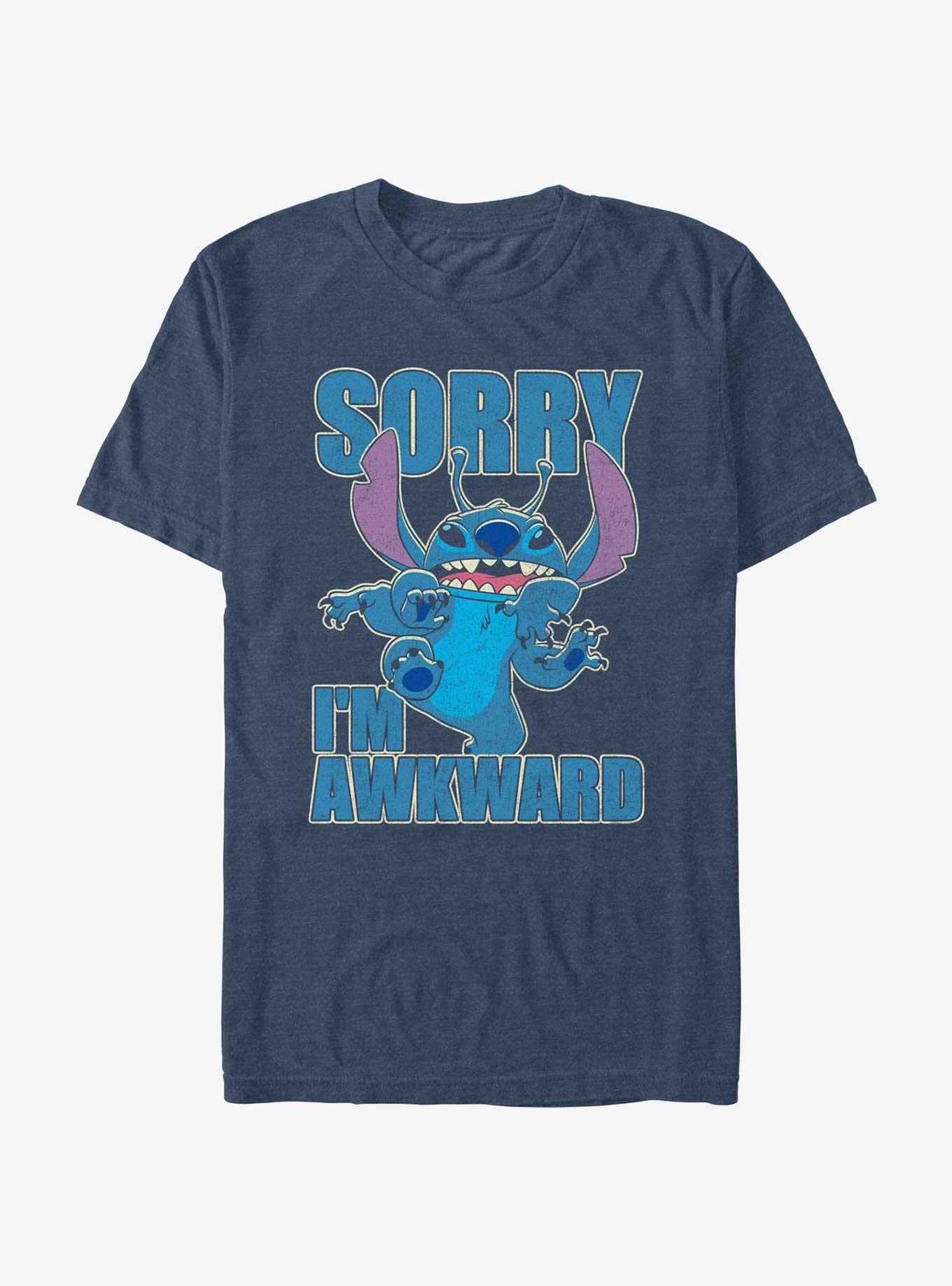 Disney Lilo & Stitch Sorry I'm Awkward T-Shirt, , hi-res