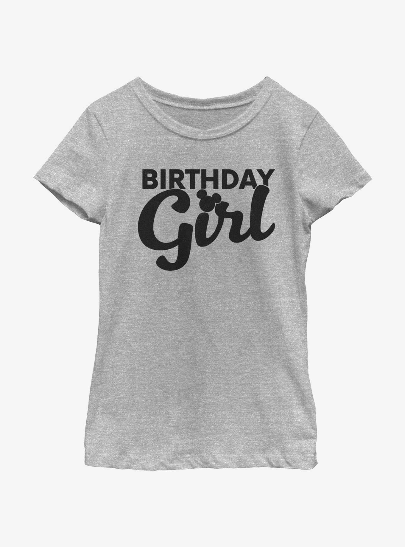 Disney Mickey Mouse Birthday Girl Girls Youth T-Shirt