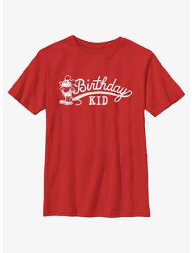 Disney Mickey Mouse Vintage Birthday Kid Youth T-Shirt, , hi-res