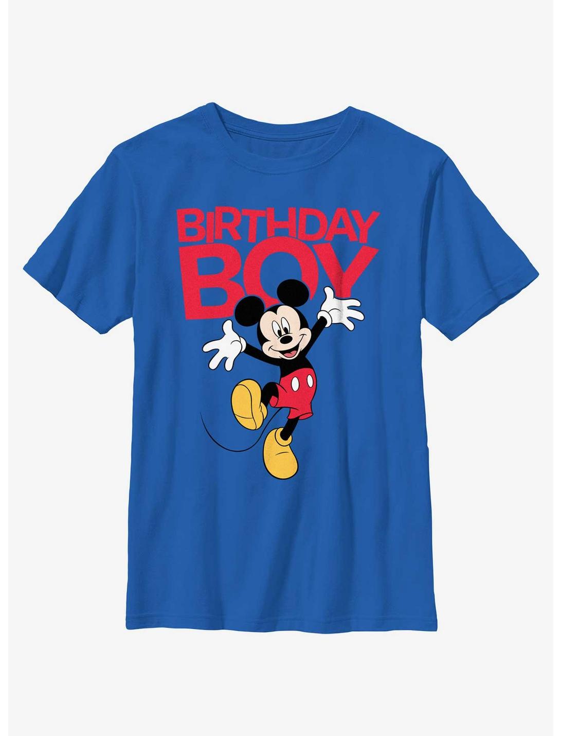 Disney Mickey Mouse Mickey Birthday Boy Youth T-Shirt, ROYAL, hi-res