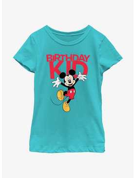 Disney Mickey Mouse Mickey Birthday Kid Girls Youth T-Shirt, , hi-res
