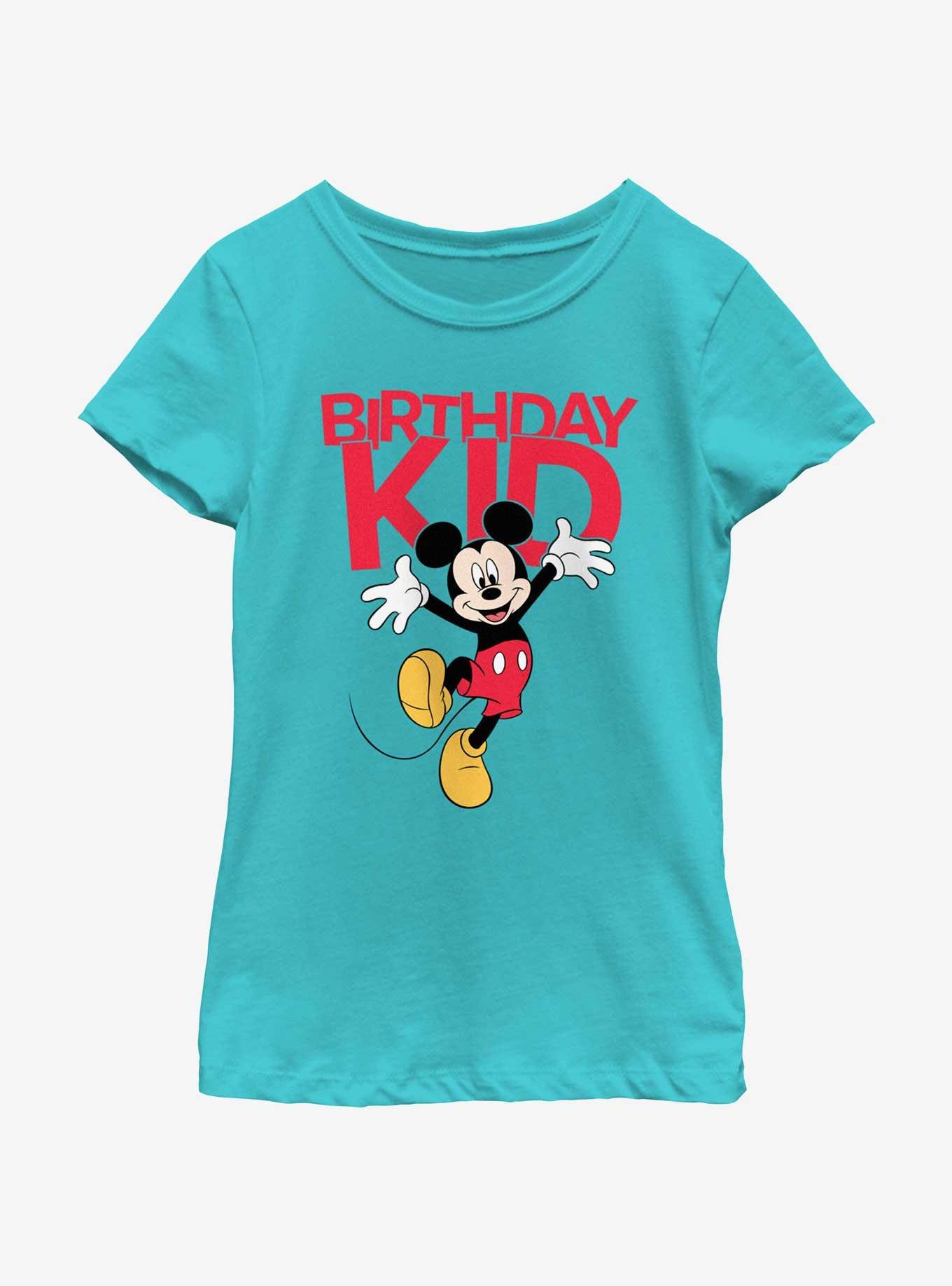 Disney Mickey Mouse Mickey Birthday Kid Girls Youth T-Shirt, , hi-res