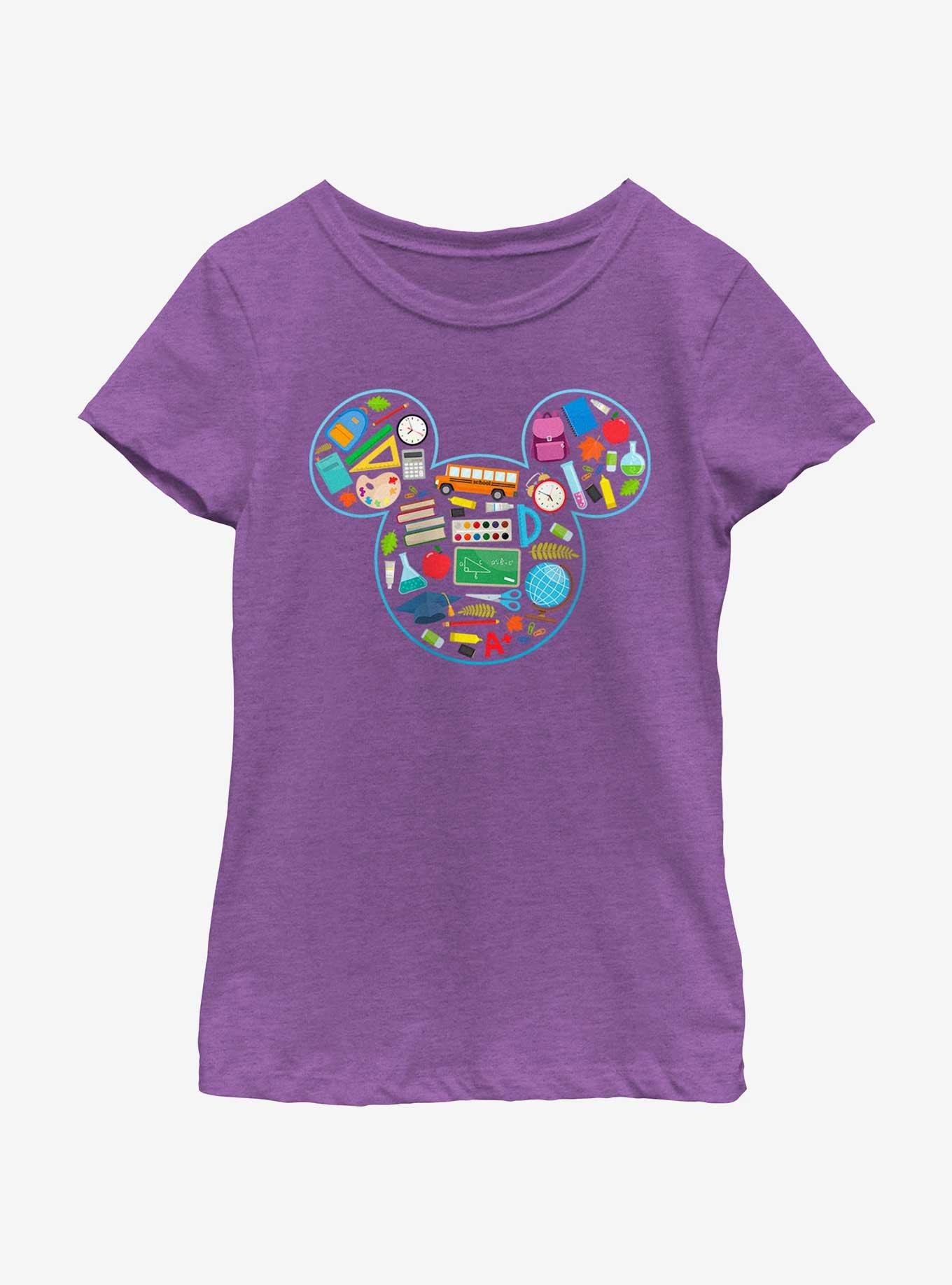 Disney Mickey Mouse Teacher Fill Girls Youth T-Shirt