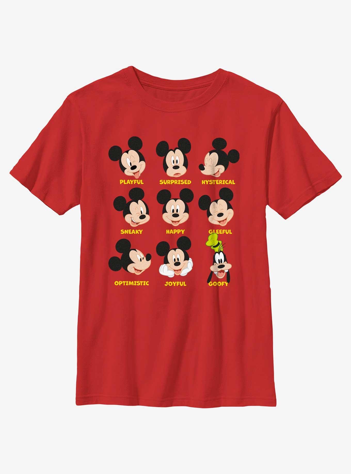Disney Mickey Mouse Disney Expressions Youth T-Shirt, RED, hi-res