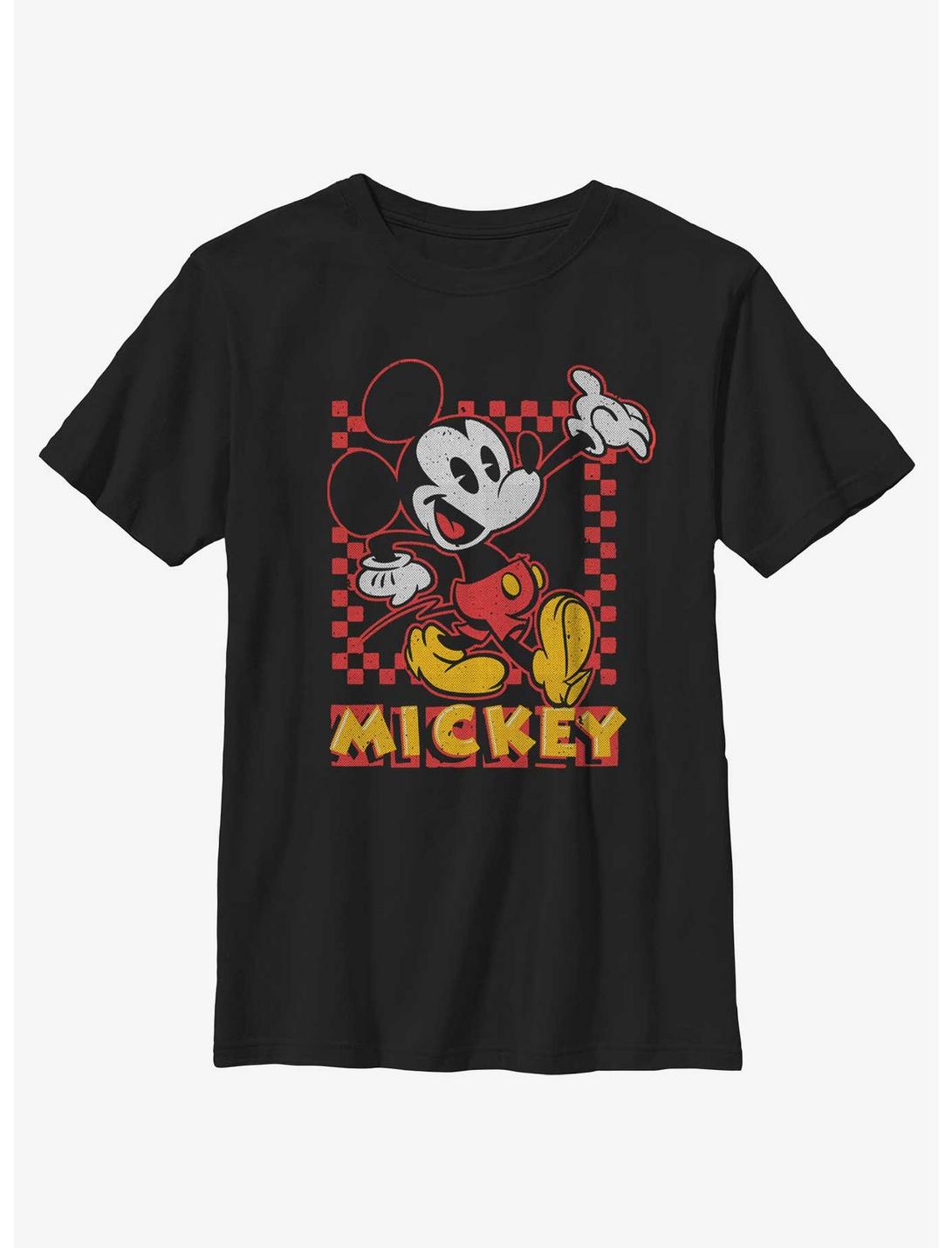 Disney Mickey Mouse Mickey Walk Youth T-Shirt, BLACK, hi-res