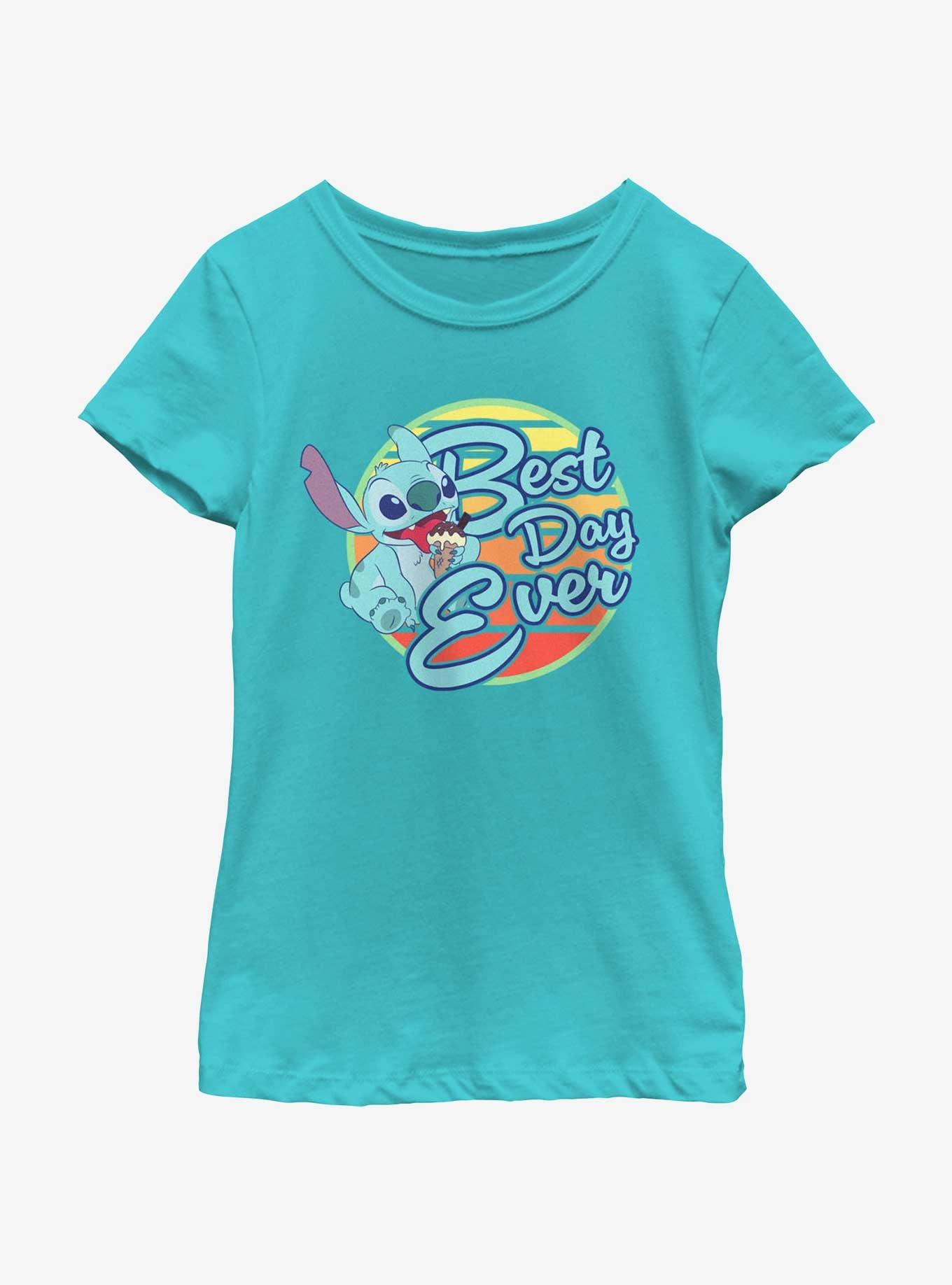 Disney Lilo & Stitch Best Day Ever Girls Youth T-Shirt