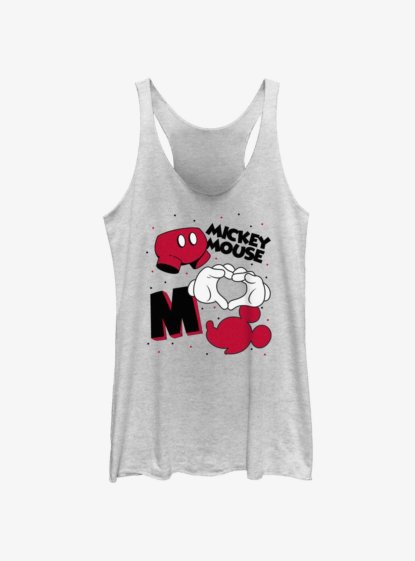 Disney Mickey Mouse Mickey Jumble Womens Tank Top, WHITE HTR, hi-res