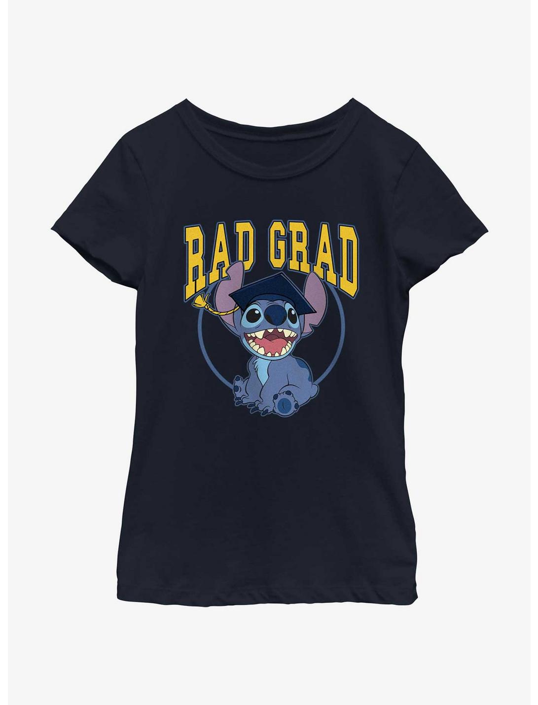 Disney Lilo & Stitch Rad Grad Girls Youth T-Shirt, NAVY, hi-res