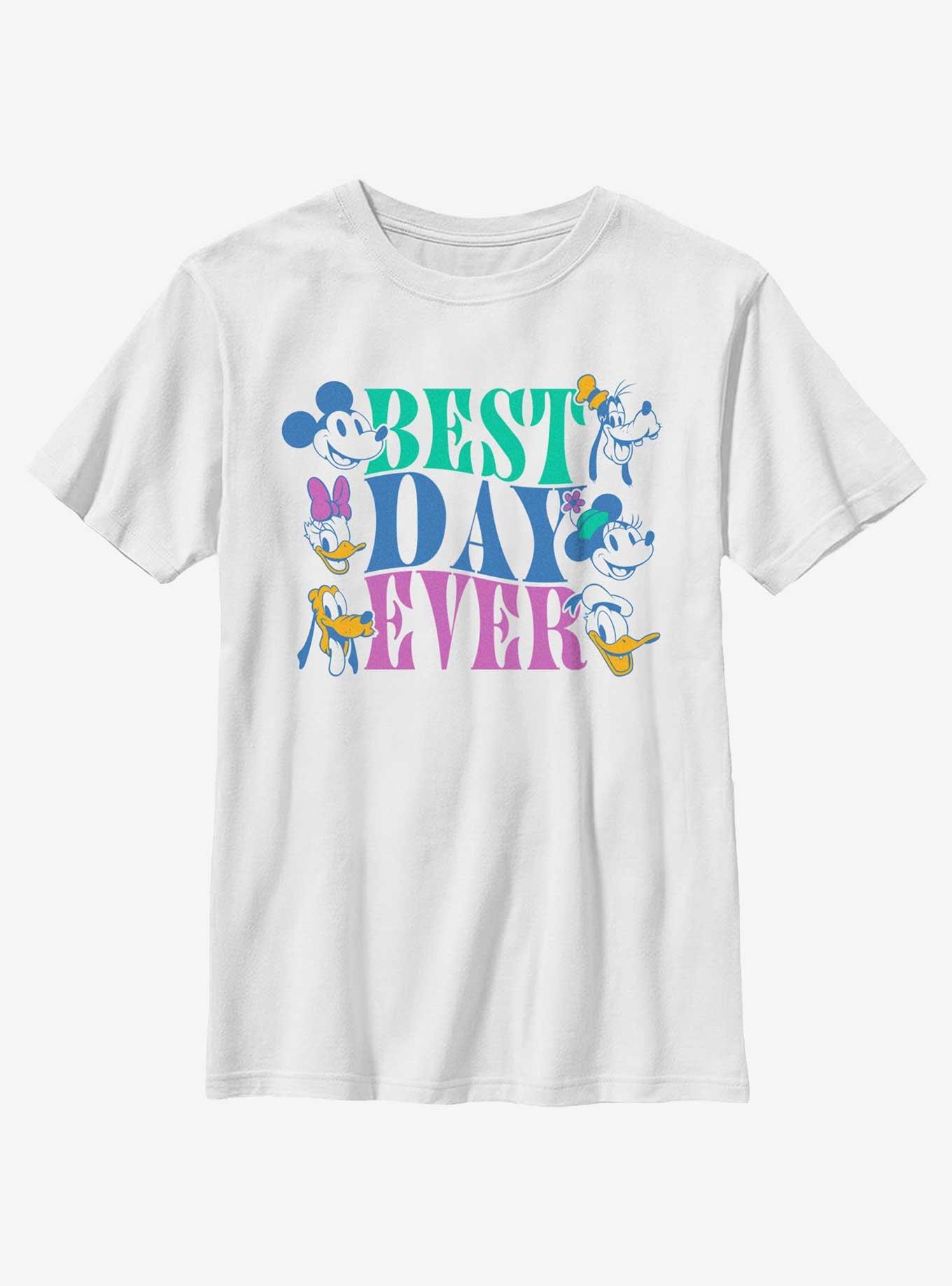 Disney Mickey Mouse Best Day With Friends Youth T-Shirt