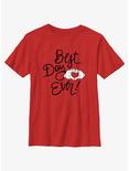 Disney Mickey Mouse Best Day Ever Mickey Hands Youth T-Shirt, RED, hi-res
