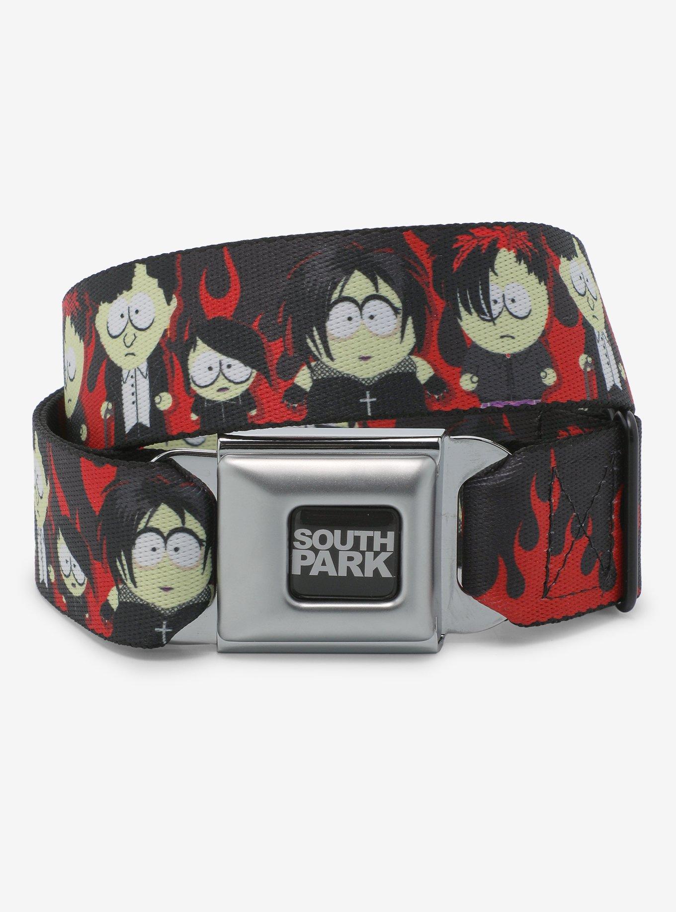 South Park Goth Kids Seatbelt Belt, , hi-res