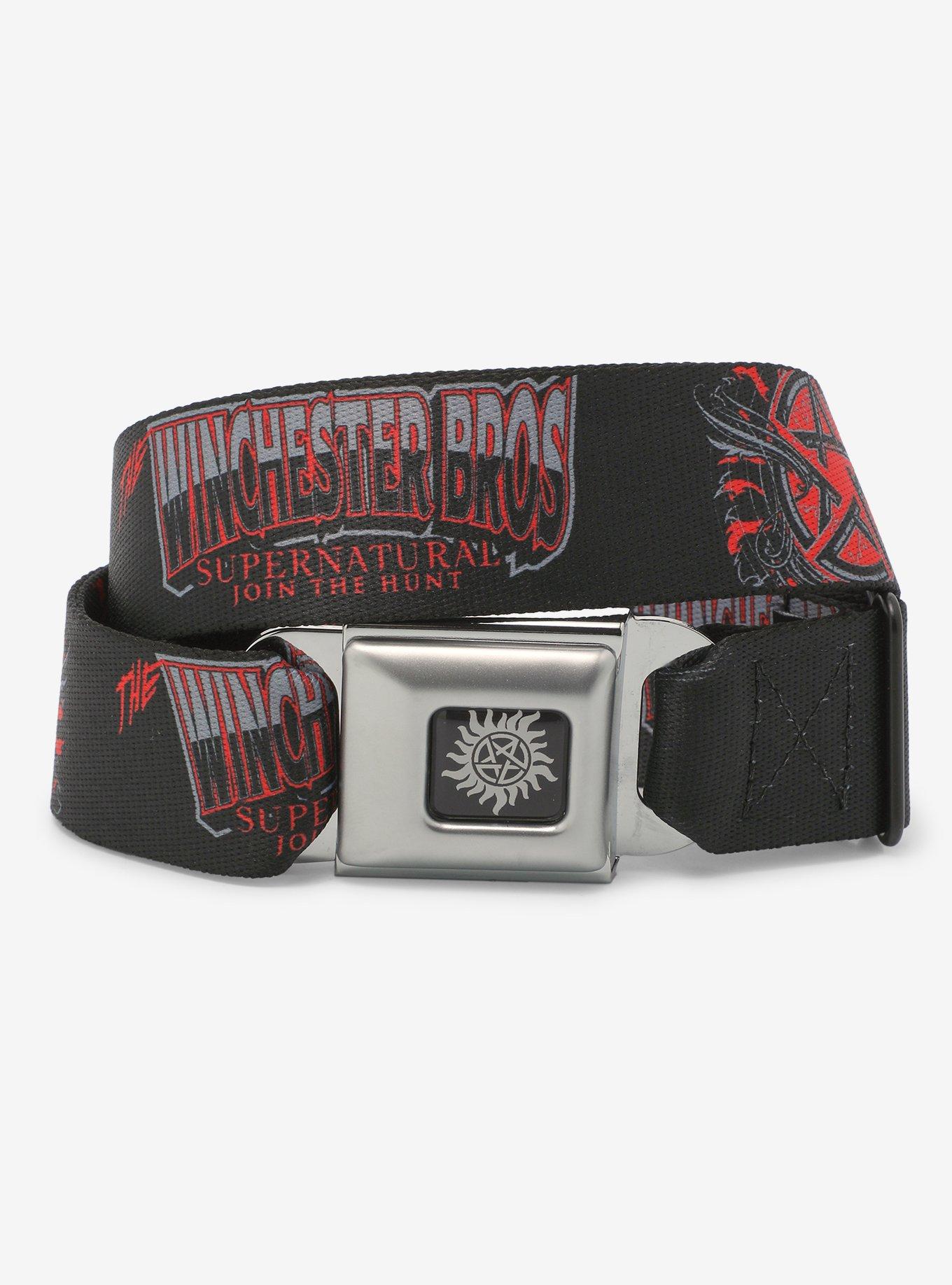 Supernatural Winchester Brothers Seatbelt Belt, , hi-res