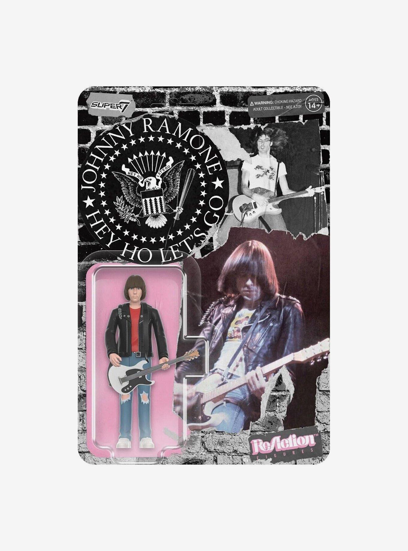 SUPER 7 REACTION ROCKS JOHNNY RAMONE VINTAGE RETRO FIGURE NEW