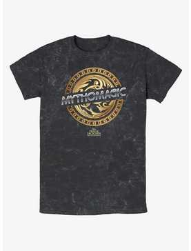 Disney Percy Jackson And The Olympians Mythomagic Logo Mineral Wash T-Shirt, , hi-res