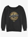 Disney Percy Jackson And The Olympians Mythomagic Logo Womens Slouchy Sweatshirt, BLACK, hi-res