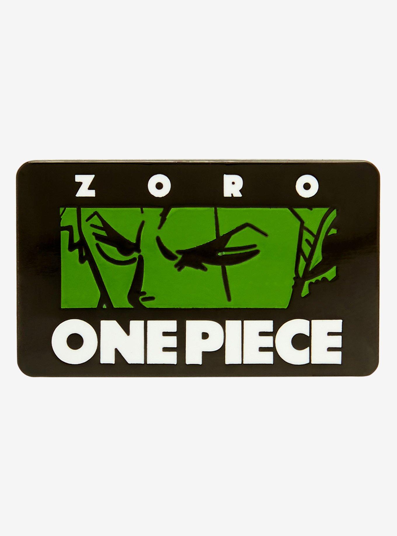 One Piece Roronoa Zoro Eyes Panel Enamel Pin - BoxLunch Exclusive, , hi-res