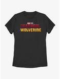 Marvel Deadpool & Wolverine Logo Womens T-Shirt, BLACK, hi-res