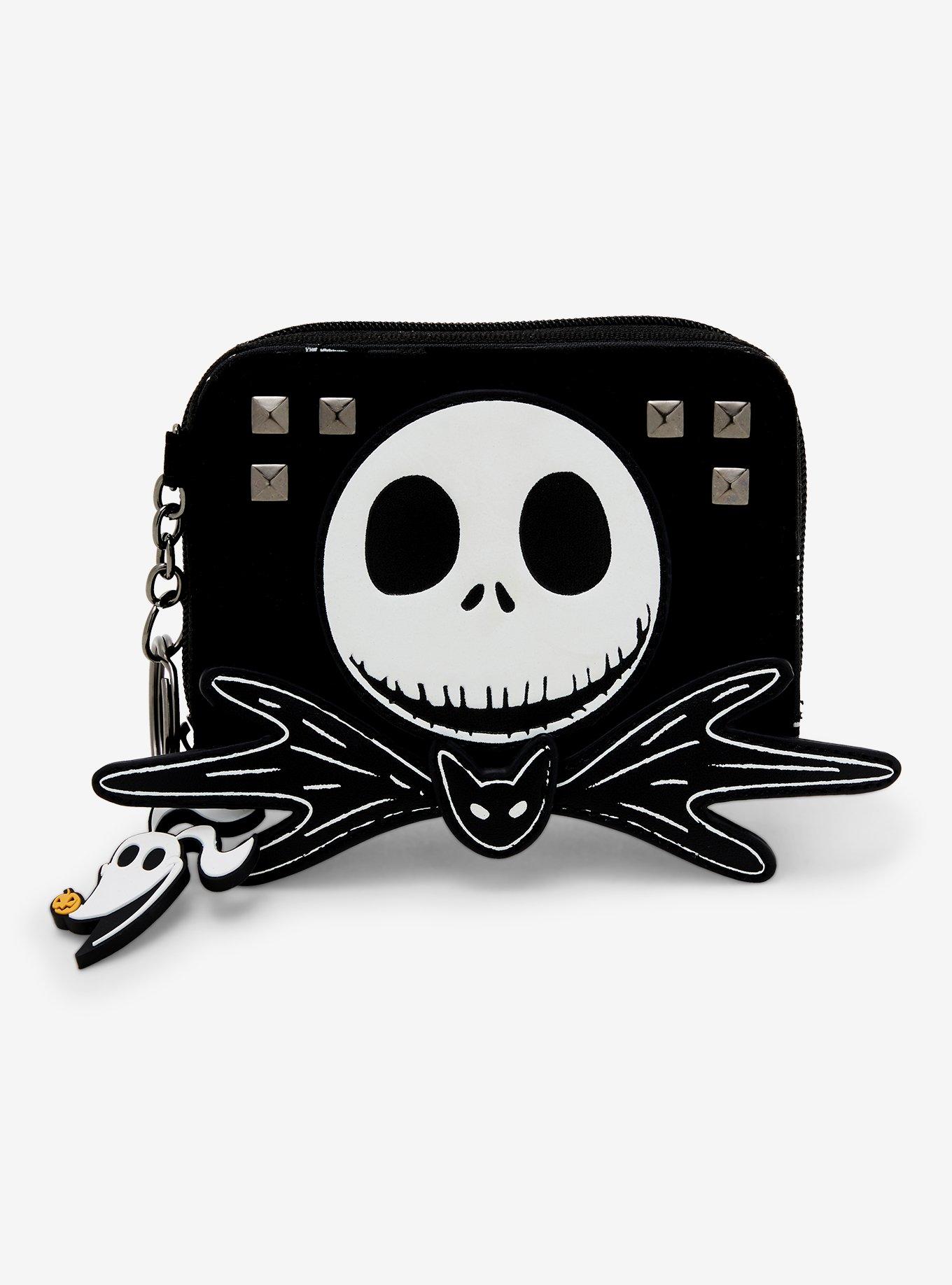 Disney The Nightmare Before Christmas Jack Skellington Glow-in-the-Dark Small Zip Wallet - BoxLunch Exclusive