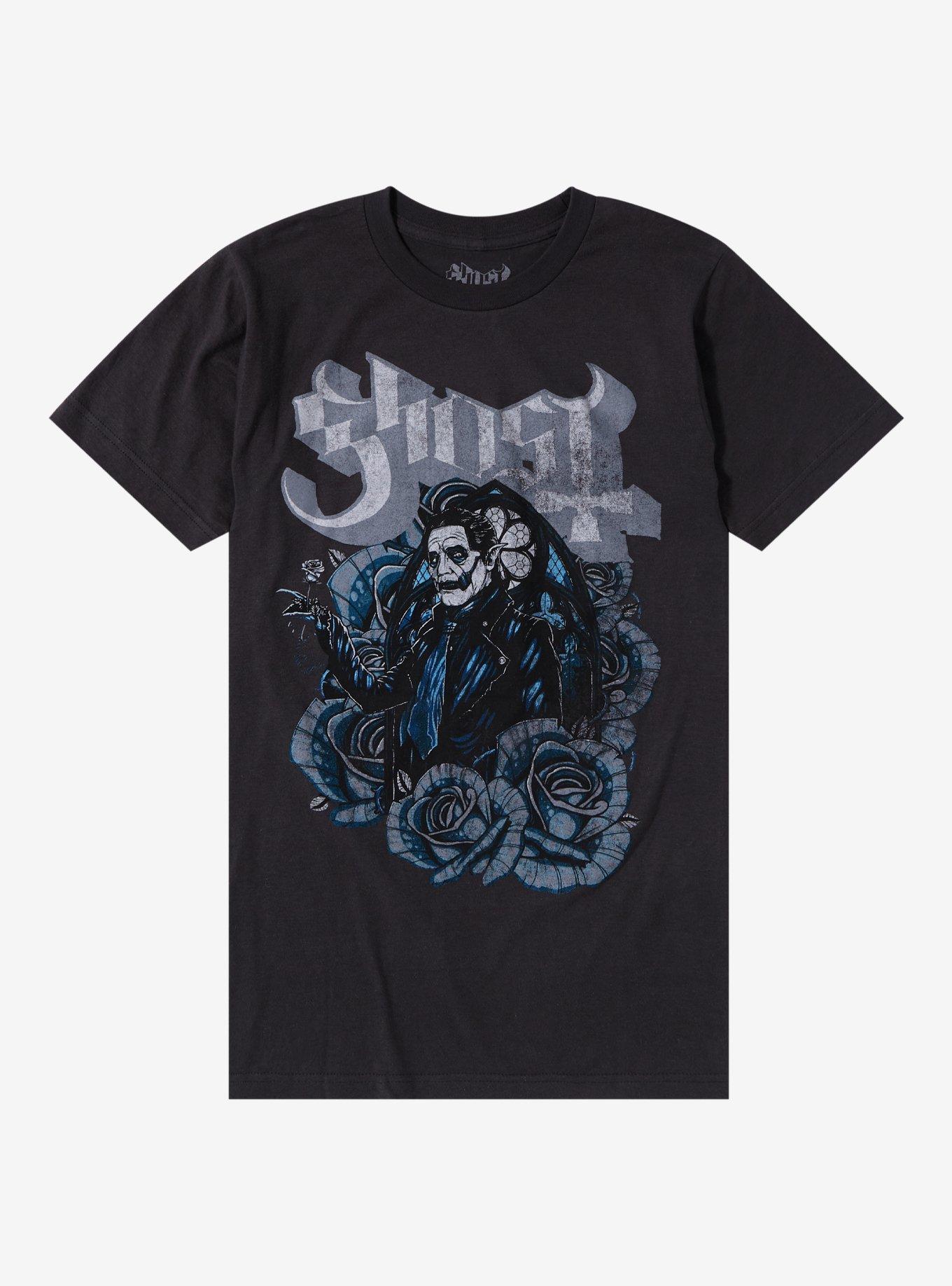 Ghost Cardinal Copia Roses Boyfriend Fit Girls T-Shirt, , hi-res