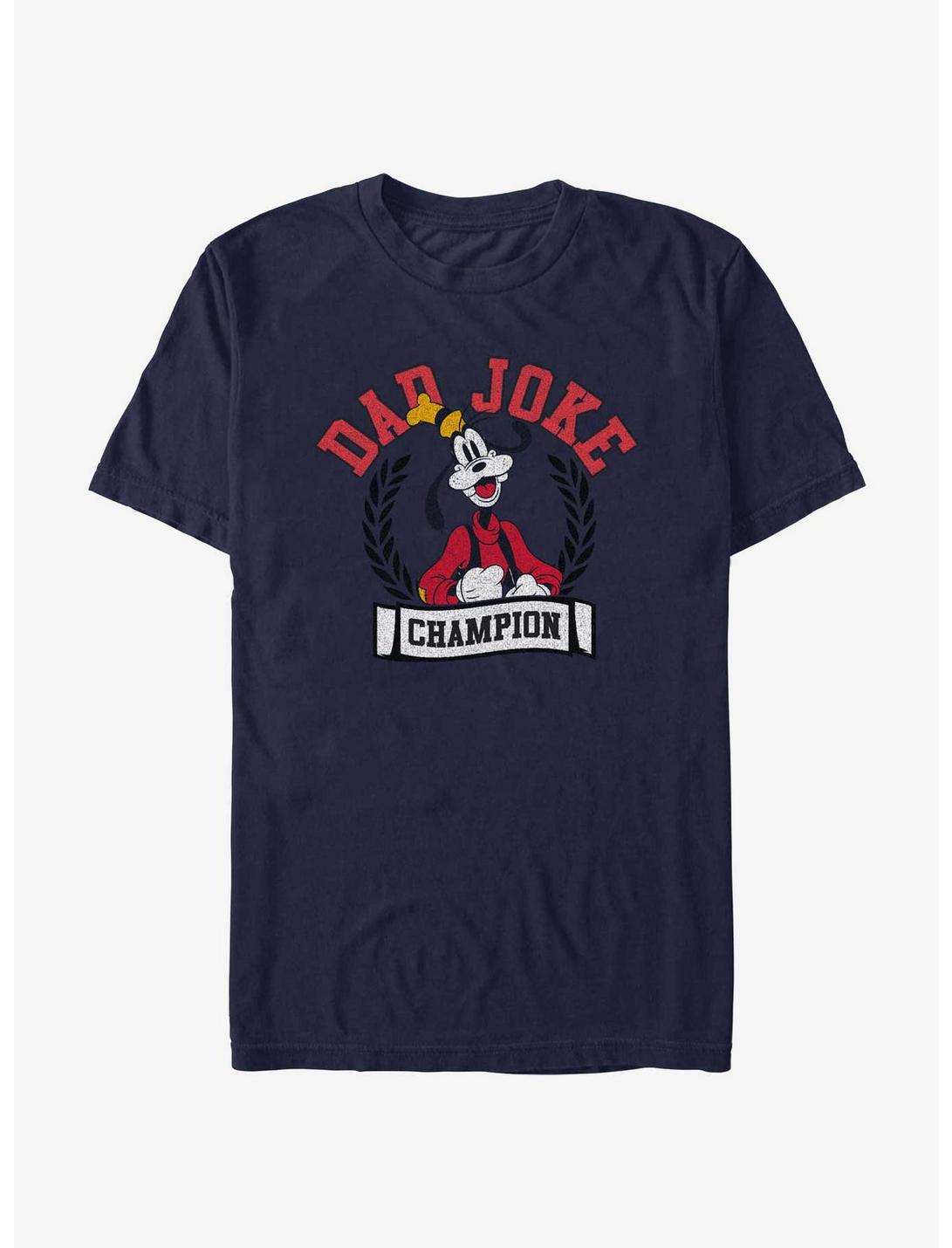 Disney Mickey Mouse Goofy Dad Joke Champion T-Shirt, NAVY, hi-res