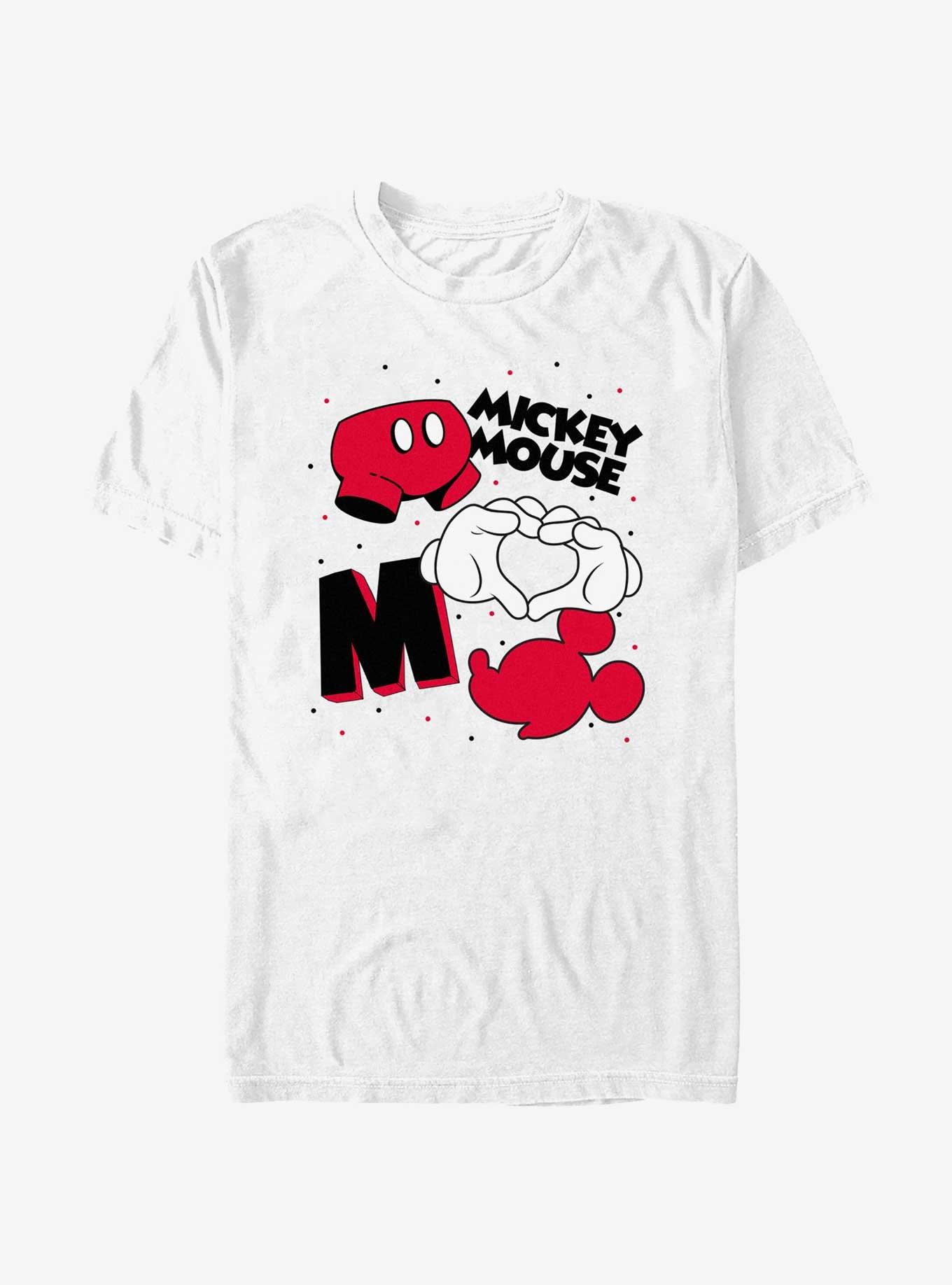 Disney Mickey Mouse Mickey Jumble T-Shirt, WHITE, hi-res