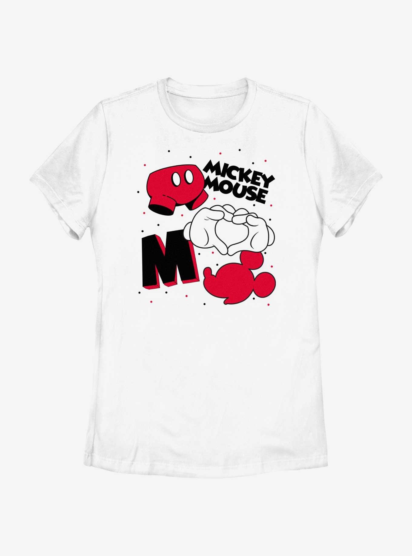 Disney Mickey Mouse Mickey Jumble Womens T-Shirt, WHITE, hi-res