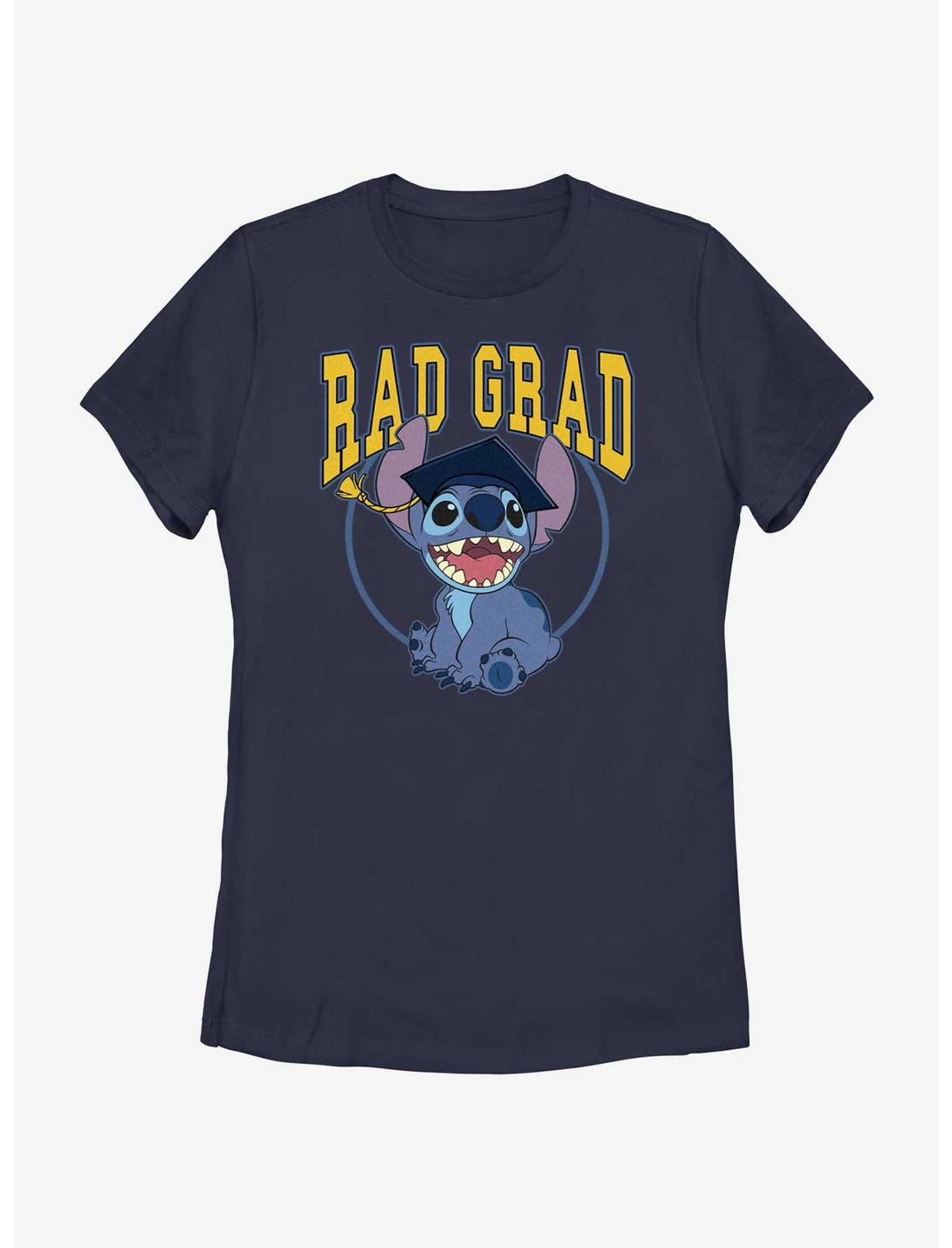 Disney Lilo & Stitch Rad Grad Womens T-Shirt, NAVY, hi-res