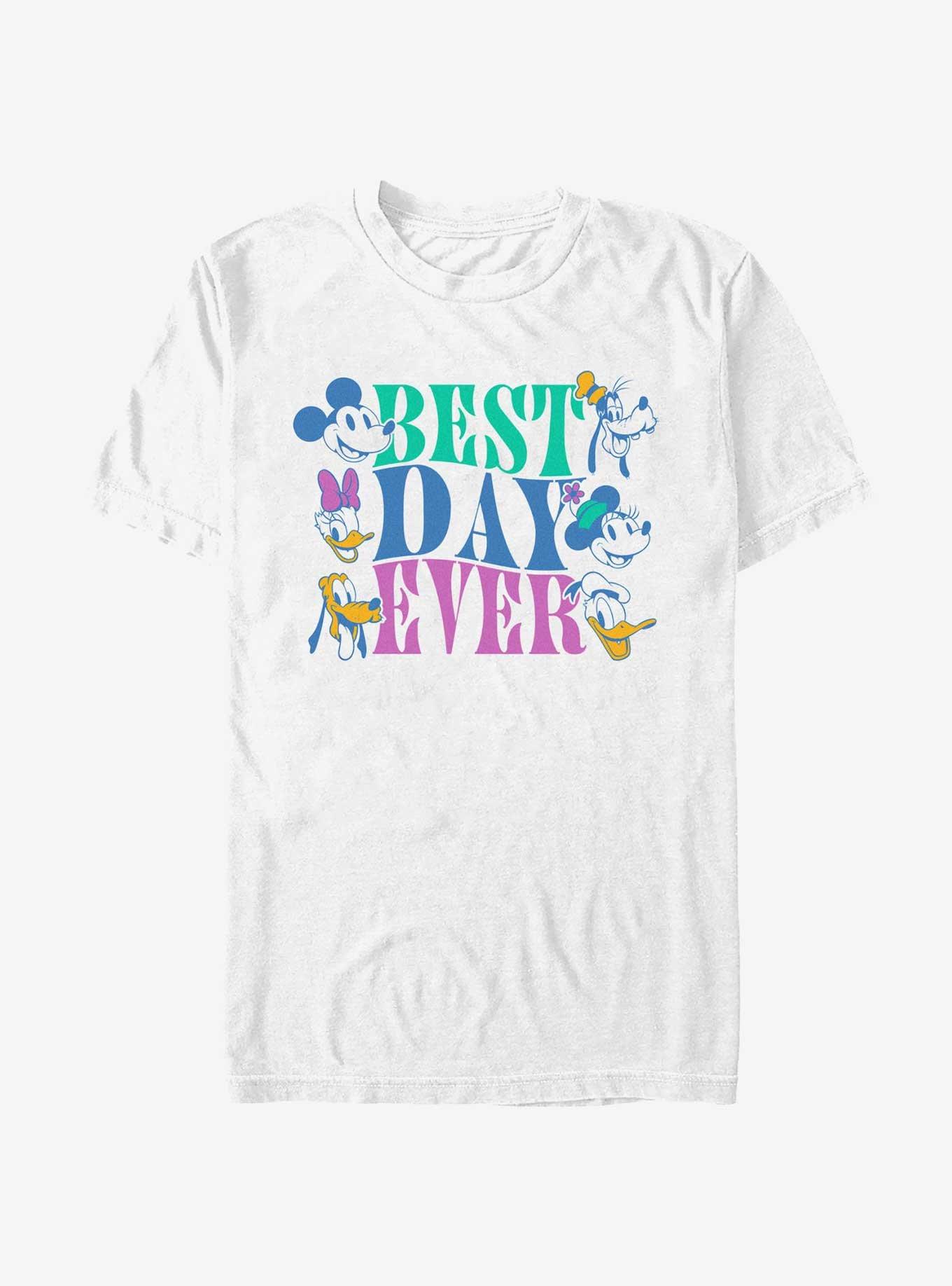 Disney Mickey Mouse Best Day With Friends T-Shirt, WHITE, hi-res