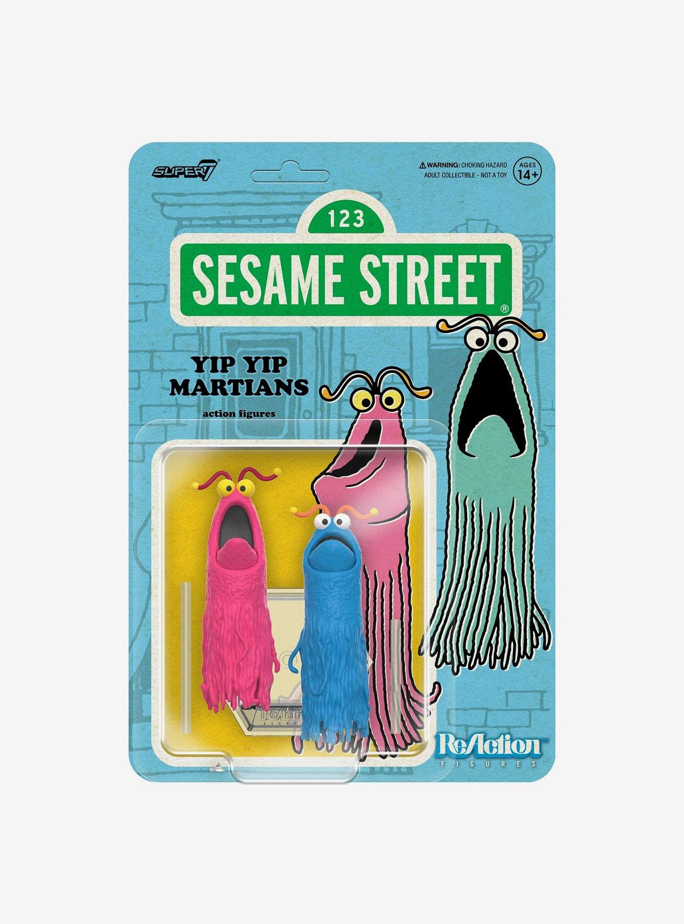 Sesame Street Reaction Wave 1 Yip Yip Martians Figure, , hi-res