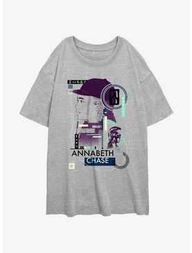 Disney Percy Jackson And The Olympians Annabeth Chase Geometric Womens Oversized T-Shirt, , hi-res