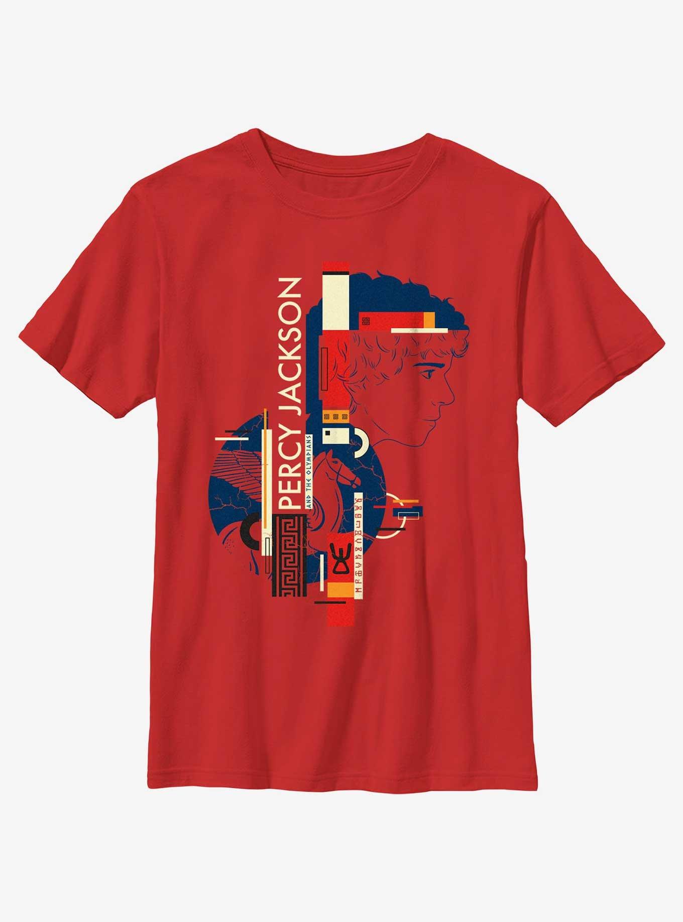 Disney Percy Jackson And The Olympians Pegasus Geometric Youth T-Shirt, , hi-res