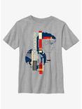 Disney Percy Jackson And The Olympians Pegasus Geometric Youth T-Shirt, ATH HTR, hi-res