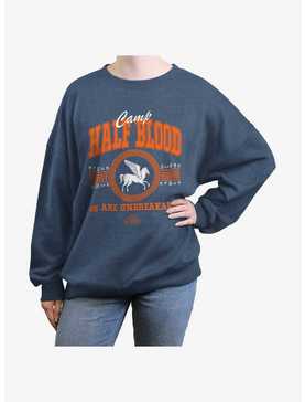 Disney Percy Jackson And The Olympians Camp Half Blood Collegiate Girls Oversized Sweatshirt, , hi-res