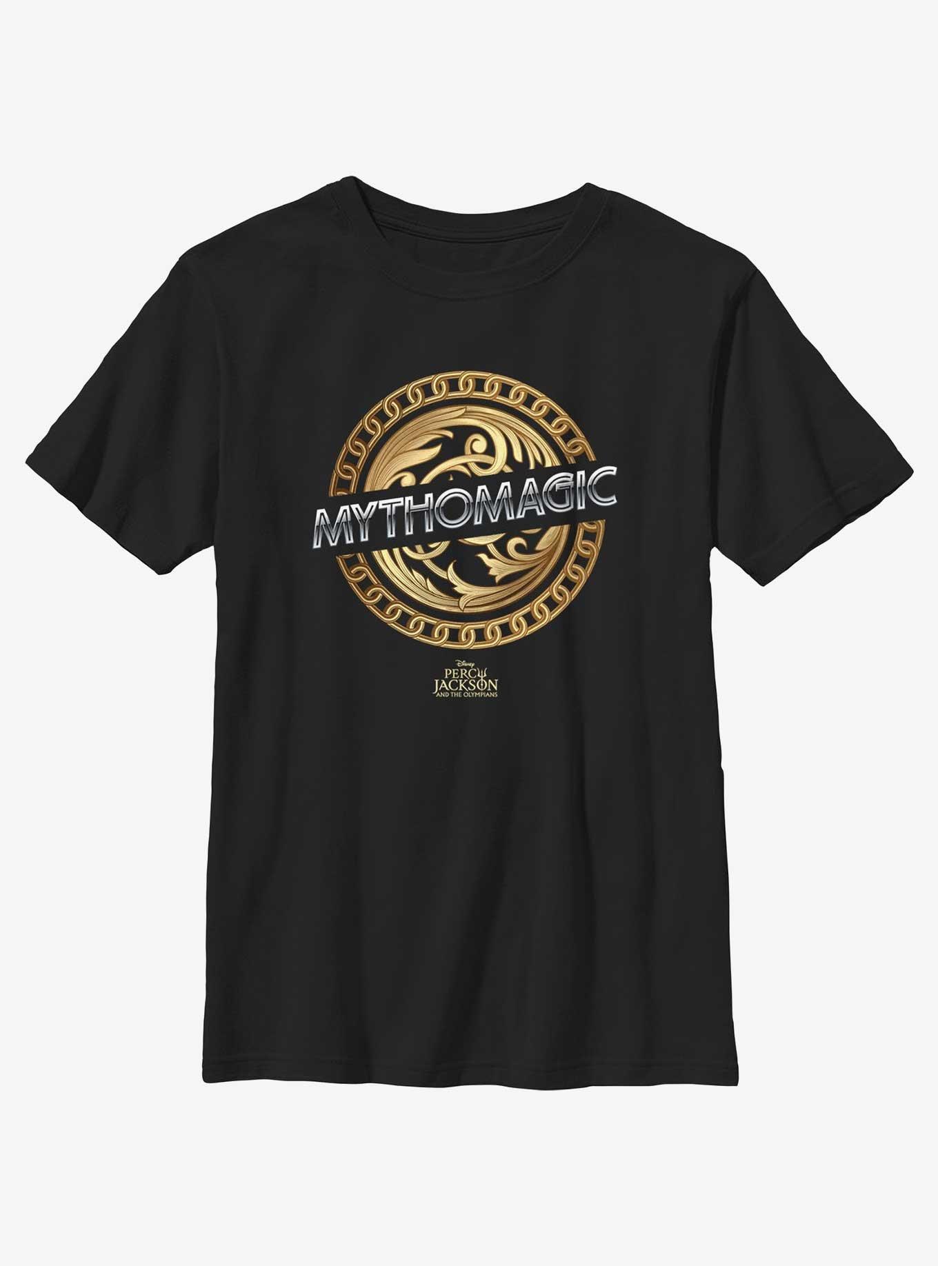 Disney Percy Jackson And The Olympians Mythomagic Logo Youth T-Shirt