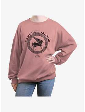 Disney Percy Jackson And The Olympians Camp Half Blood Logo Girls Oversized Sweatshirt, , hi-res