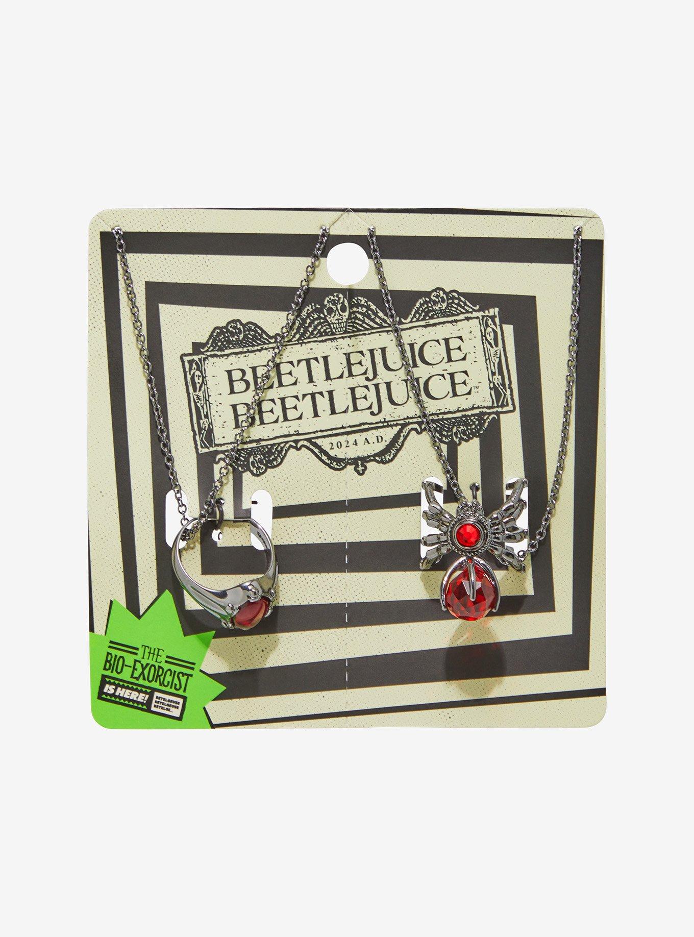 Beetlejuice Beetlejuice Wedding Rings Necklace Set