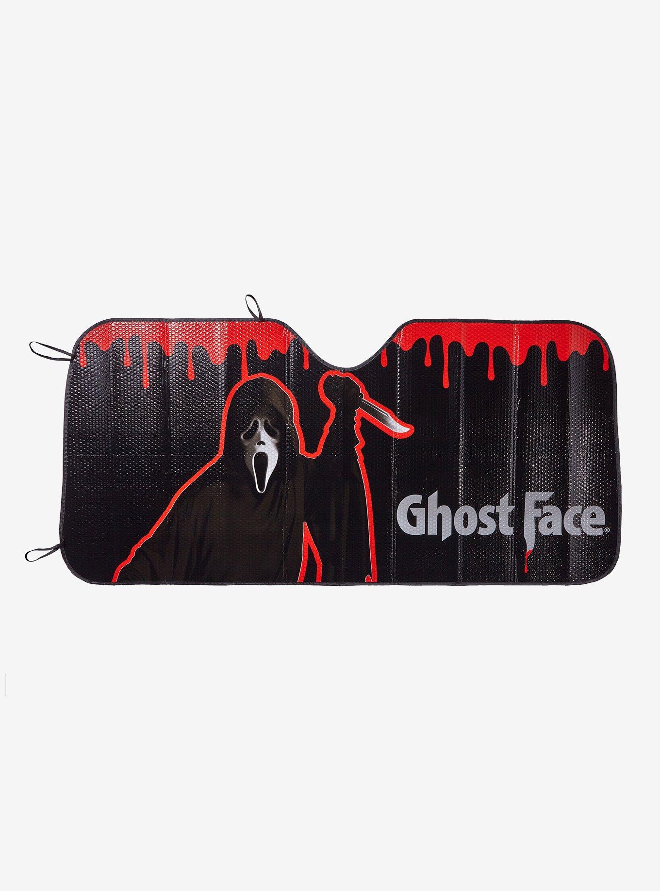 Scream Ghost Face Blood Drips Sun Shade, , hi-res