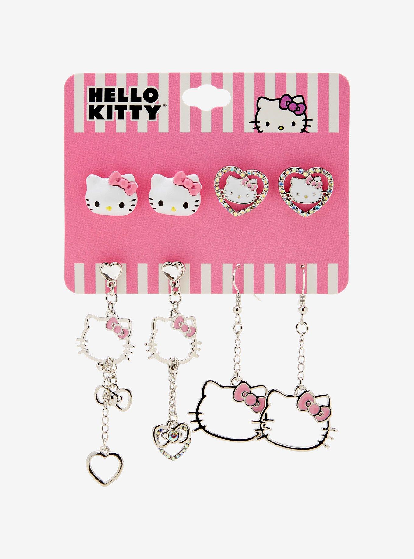 Hello Kitty Bling Earring Set