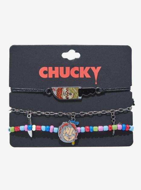 Chucky Face Charm Bracelet Set | Hot Topic