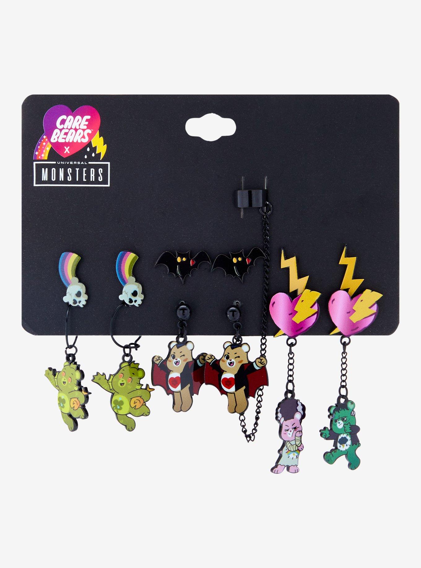 Care Bears X Universal Monsters Cuff Earring Set, , hi-res