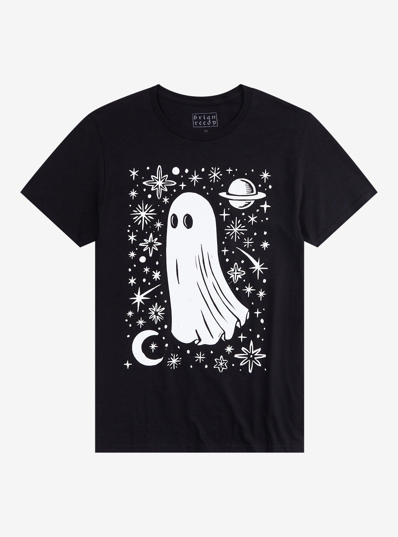Ghost Space T-Shirt By Brian Reedy, BLACK, hi-res