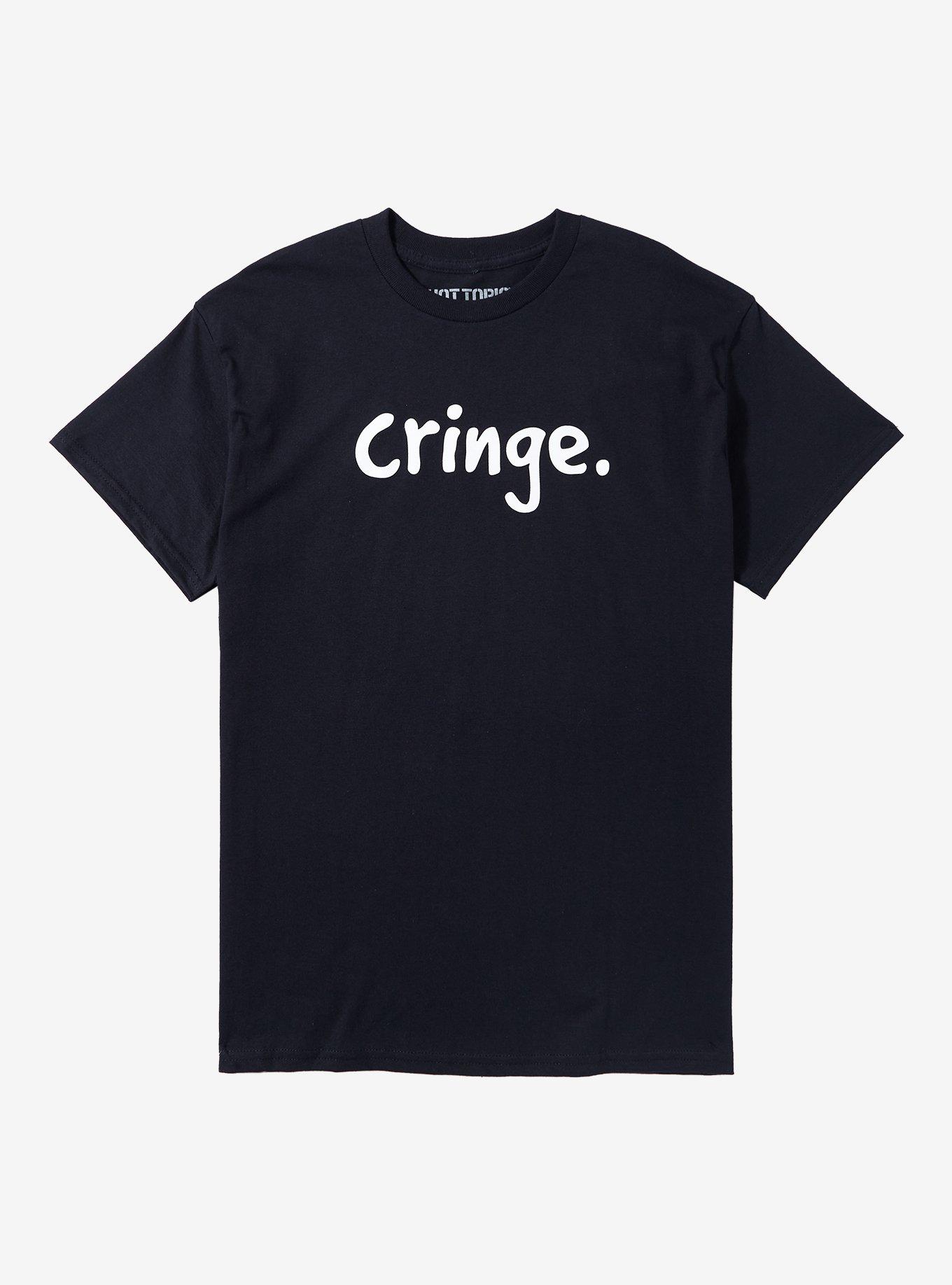 Cringe Verbiage T-Shirt, BLACK, hi-res