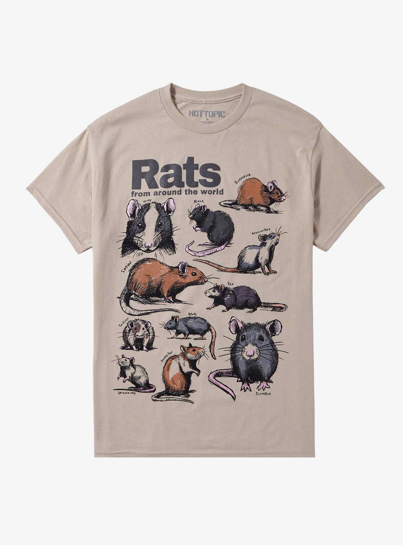 Rats Infographic T-Shirt, , hi-res