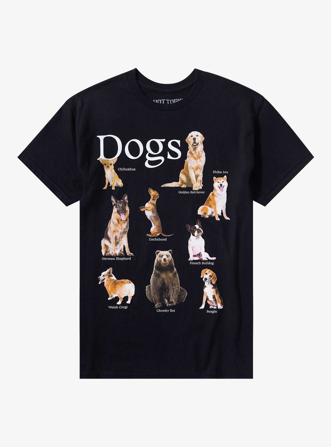 Dogs Infographic T-Shirt, , hi-res