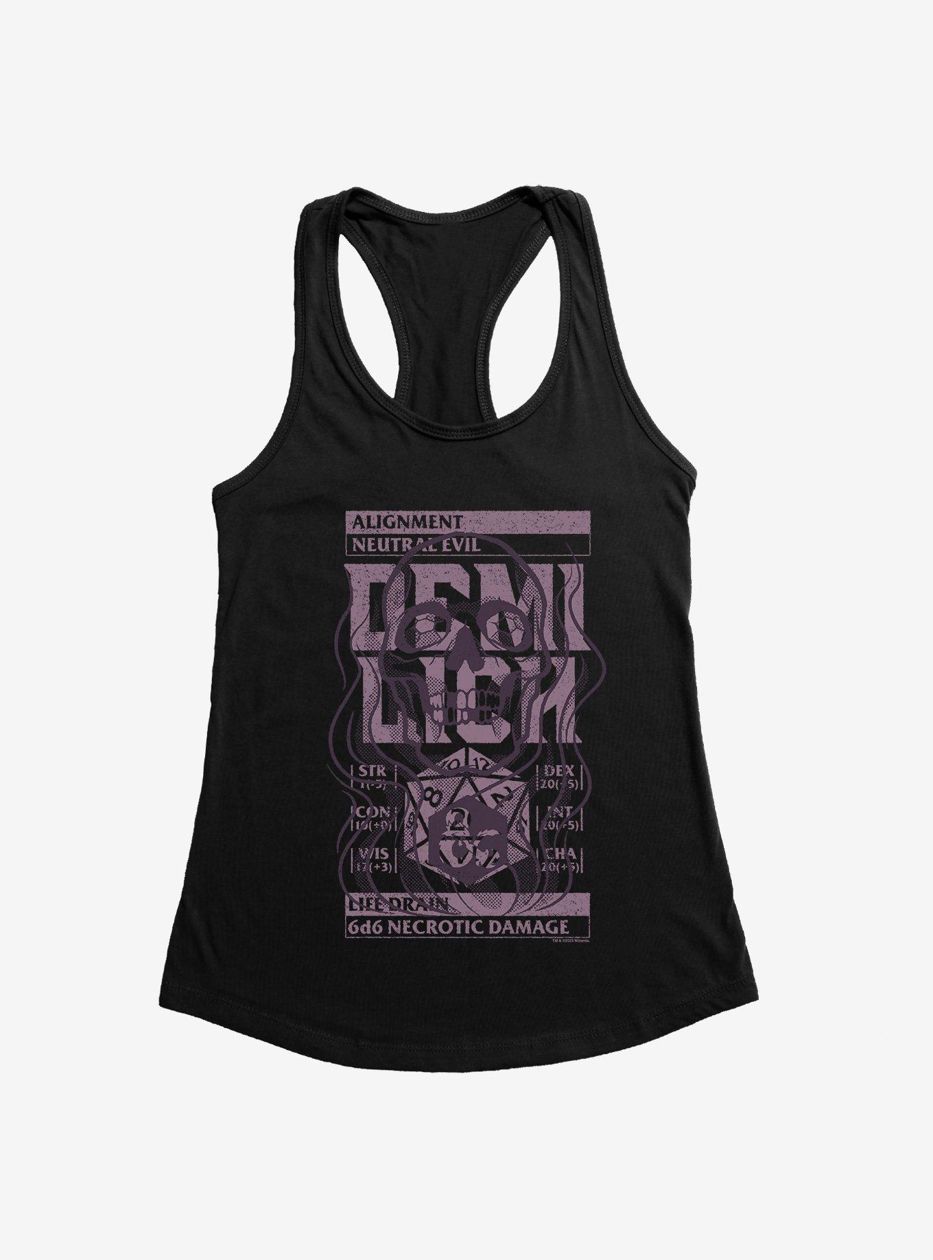 Dungeons & Dragons Demilich Stats Stamp Girls Tank, , hi-res